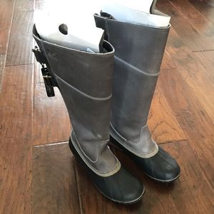 Sorel Women’s Slimpack Riding Tall II Snow Boot Excellent Used Condition worn 1x